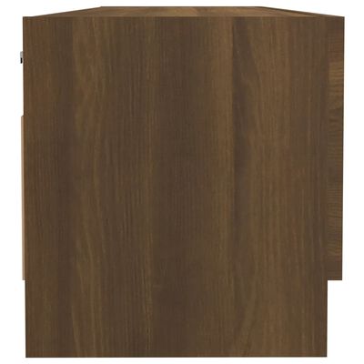 vidaXL Drabužių spinta, rudos ąžuolo spalvos, 100x32,5x35cm, mediena