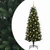 vidaXL Dirbtinė Kalėdų eglutė su burbulais 120 cm 150 LED &Scaron;ilta balta