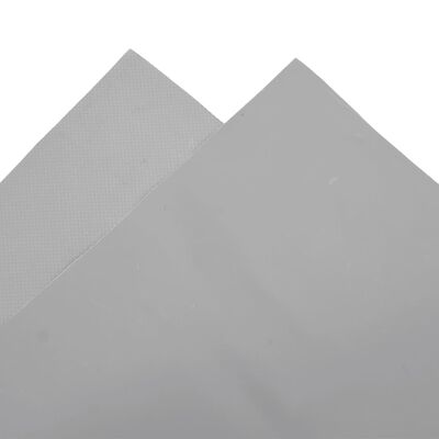 vidaXL Tentas, pilkos spalvos, 4x8m, 650g/m²