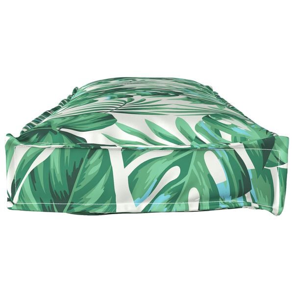 vidaXL Pagalvėlė Lapelis Lapų ra&scaron;tas 120 x 40 x 8 cm Oksfordo audinys