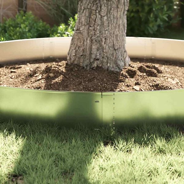 vidaXL Vejos borteliai 10 pcs Sidabro 100 x 25 x 0,07 cm