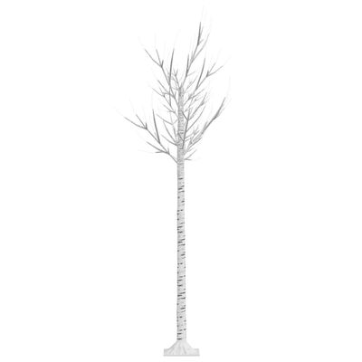 vidaXL Kalėdinis medis, 1,8m, su 180 šiltų baltų LED lempučių