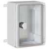 vidaXL Control Cabinet Pilka 25 x 13 x 24 cm ABS plastikas