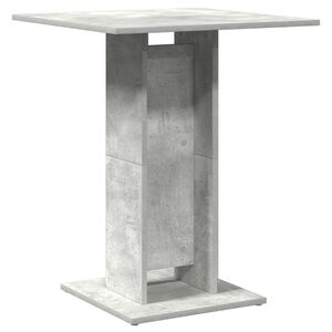 vidaXL Bistro staliukas, betono pilkas, 60x60x75cm, apdirbta mediena