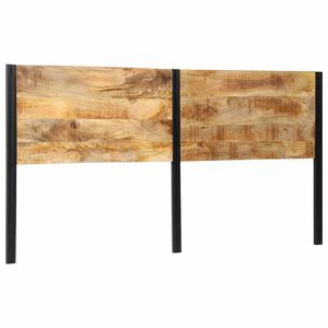 vidaXL Galvūgalis, 200cm, mango medienos masyvas ir geležis