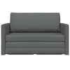 vidaXL Sofa lova 110cm Tamsiai pilka audinys