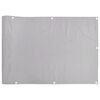 vidaXL Privatumo suteikianti balkono pertvara, pilka, 700x120cm, PVC