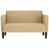vidaXL Loveseat sofa, pilkai žalia, 109cm, velvetinis audinys