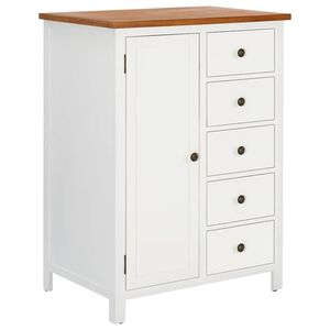 vidaXL Drabužių spinta, 76x52x105cm, ąžuolo medienos masyvas