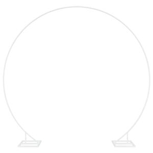 vidaXL Vestuvinis Arklys Balta 220 x 45 x 200 cm Plienas