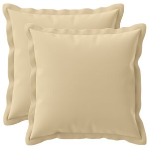 vidaXL Pagalvėlės užvalkalas 2 vnt. HOUTEN Smėlio 30 x 30 cm