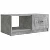 vidaXL Kavos staliukas Betono pilka 90 x 50 x 37 cm Apdirbta mediena