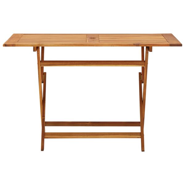 vidaXL Sodo valgomojo komplektas, 5 dalių, akacijos medienos masyvas