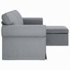 vidaXL Sofa 180cm &Scaron;viesiai pilka Metalas