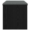 vidaXL Koridoriaus suolas su pagalve Juodas ąžuolas 83 x 38 x 40 cm
