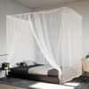 vidaXL Tinklelis nuo uodų, baltas, 220x180x180cm, 156 tinklo