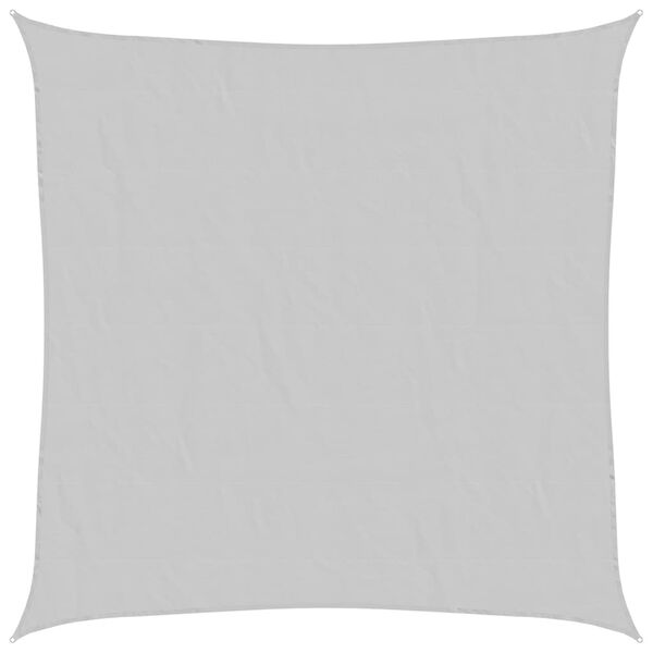 vidaXL Burė nuo saulės, pilka, 4x4m, 100% oksfordo poliesteris