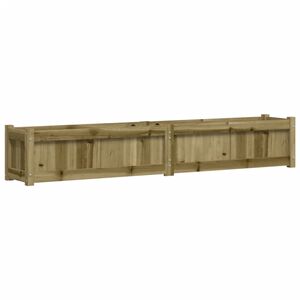 vidaXL Sodo lovelis, 180x31x31cm, impregnuota pu&scaron;ies mediena