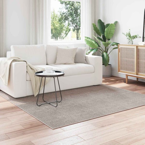 vidaXL Zoninės kiliminės dangos LUGO Kremas ir Taupe 120 x 120 cm