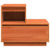 vidaXL &Scaron;alia lovos spintelė su stalčių Va&scaron;ko ruda 60 x 34 x 51 cm