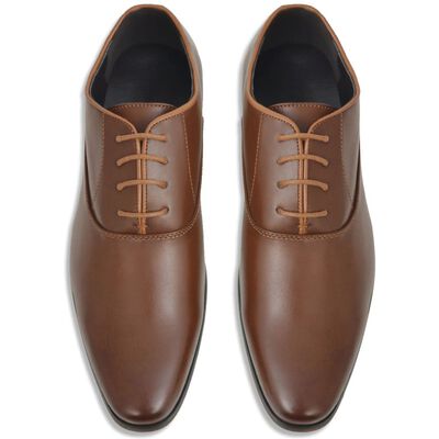 vidaXL Vyriški batai, suvarstomi, rudi, dydis 42, PU oda