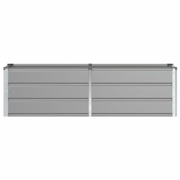 vidaXL Lovelis &Scaron;viesiai pilka 160 x 40 x 45 cm Plienas