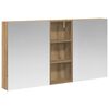 vidaXL Vonios spintos komplektas 3 vnt. 130 x 14,5 x 70 cm