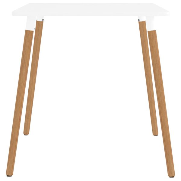 vidaXL Valgomojo baldų komplektas, 5 dalių, juodos ir geltonos spalvos