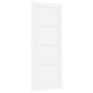 vidaXL Vidaus durys 83 x 202 cm fanera Balta