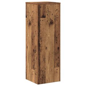 vidaXL Stovas augalams, sendintos medienos, 33x33x100cm, mediena