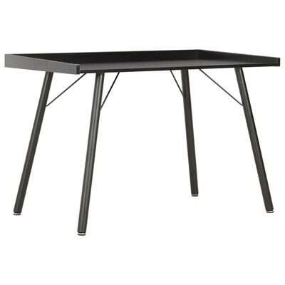 vidaXL Rašomasis stalas, juodos spalvos, 90x50x79cm