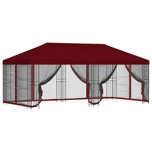 vidaXL Paviljonas su &scaron;oninėmis sienelėmis 6 x 3 m Vy&scaron;ninė