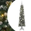 vidaXL Dirbtinė Kalėdų eglutė Žalia 180 cm PVC, plastikas ir plienas