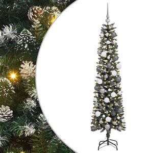 vidaXL Dirbtinė Kalėdų eglutė Žalia 180 cm PVC, plastikas ir plienas