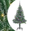 vidaXL Dirbtinė Kalėdų Eglė Su Sniegu ir LED &Scaron;viesa su 150 LED 150 cm