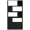 vidaXL Knygų spinta, juoda, 100x36x189cm, apdirbta mediena