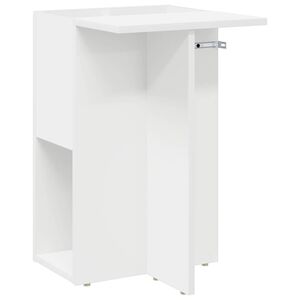 vidaXL Žurnalinis staliukas Balta 35 x 40 x 55 cm Apdirbta mediena