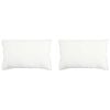 vidaXL Pagalvė 2 pcs Balta 70 x 90 cm Bambuko pluo&scaron;tas