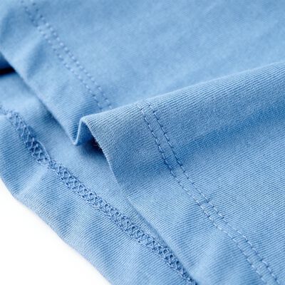 Vaikiški marškinėliai, vidutinio intensyvumo mėlyni, 92 dydžio