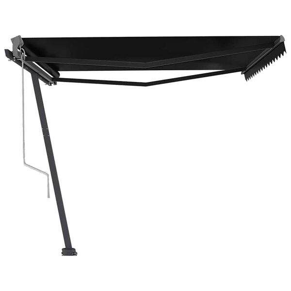 vidaXL Pastatoma automatinė markizė, antracito spalvos, 450x300cm