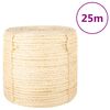 vidaXL Virvė, 25m, 100% sizalis, 6mm