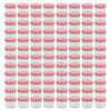 vidaXL Stikl. stikl. uog. su balt. ir raud. sp. dangt., 96vnt., 110ml