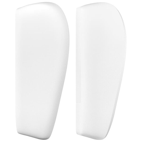 vidaXL Galvūgalis su auselėmis, baltos,83x23x78/88cm, dirbtinė oda