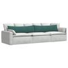 vidaXL Sofa Pagalvės 2 pcs Tamsiai žalia 145 x 40 cm
