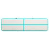 vidaXL Pripučiamas gimnastikos kilimėlis, žalias, 800x100x20cm, PVC