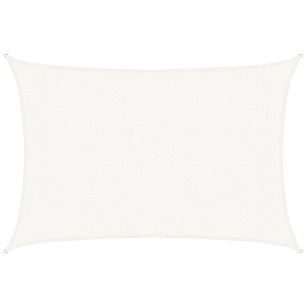 vidaXL Uždanga nuo saulės, baltos spalvos, 3x5m, HDPE, 160g/m²