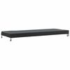 vidaXL Stalo uždengimas 262 x 102 x 15 cm audinys Stačiakampio Juoda