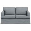 vidaXL Sofa &Scaron;viesiai pilka 144 x 80 x 85 cm audinys