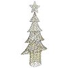 vidaXL Kalėdų eglutė 240 LED &Scaron;ilta balta 180 cm Ratanas