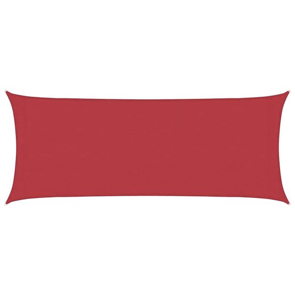 vidaXL Uždanga nuo saulės, raudonos spalvos, 2x4,5m, HDPE, 160g/m&sup2;